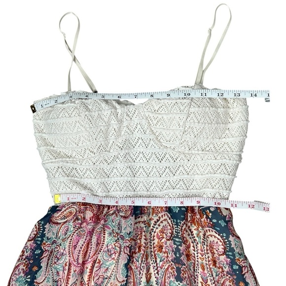 Trixxi Three Pink Hearts Sleeveless Open Back Maxi Dress - Size Small - Picture 10 of 13